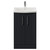 Avant Satin Anthracite 500mm 2 Door Vanity Unit with Arc Basin Front View