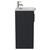Avant Satin Anthracite 500mm 2 Door Vanity Unit with Arc Basin Side View