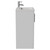 Avant Satin White 500mm 2 Door Vanity Unit with Glide Basin Side View