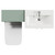 Avant Satin Green 1100mm 2 Door Vanity Unit and Toilet Suite with Glide Basin Top View