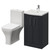 Avant Satin Anthracite 500mm 2 Door Vanity Unit and Kingston Toilet Suite with Arc Basin Right Hand View