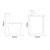 Avant Satin Grey 600mm Wall Mounted 2 Drawer Vanity Unit and Kingston Toilet Suite with Arc Basin Side On Dimensions thumbnail