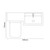 Avant Satin White 1000mm 2 Door Vanity Unit Toilet Suite with Right Hand Square Lucia Basin Top Down Dimensions thumbnail