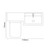 Avant Satin Anthracite 1100mm 2 Door Vanity Unit Toilet Suite with Right Hand Square Lucia Basin Top Down Dimensions thumbnail