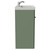 Danbury Satin Green 500mm 2 Door Vanity Unit with Rimini Basin Side View thumbnail