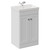 Danbury Satin White 500mm 2 Door Vanity Unit with Rimini Basin Left Hand View thumbnail