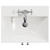 Danbury Satin White 500mm 2 Door Vanity Unit with Rimini Basin View from Top thumbnail