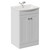 Danbury Satin White 500mm 2 Door Vanity Unit with Arc Basin Left Hand View thumbnail