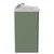 Danbury Satin Green 800mm 2 Door Vanity Unit with Windsor Basin Side View thumbnail