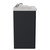 Danbury Satin Anthracite 800mm 2 Door Vanity Unit with Windsor Basin Side View thumbnail