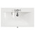Danbury Satin Anthracite 800mm Wall Mounted Single Drawer Vanity Unit with Glide Basin View from Top thumbnail