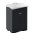 Danbury Satin Anthracite 600mm 2 Door Vanity Unit with Windsor Basin Left Hand View thumbnail