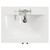 Danbury Satin Green 600mm 2 Door Vanity Unit with Glide Basin Top View thumbnail