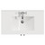 Danbury Satin Anthracite 800mm 2 Door Vanity Unit with Angel Basin Top View thumbnail