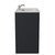 Danbury Satin Anthracite 800mm 2 Door Vanity Unit with Angel Basin Side View thumbnail