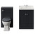 Danbury Satin Anthracite 1100mm 2 Door Vanity Unit and Toilet Suite with Windsor Basin View from Front thumbnail