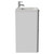 Oslo Gloss White 600mm 2 Drawer Vanity Unit with Anya Basin View from Side thumbnail