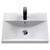 Nuie Athena Charcoal Black 500mm Wall Hung Single Drawer Vanity Unit with 50mm Profile Basin - ATH012D Basin