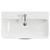 Oslo Gloss White 800mm 2 Drawer Vanity Unit with Fina Basin View from Top thumbnail