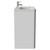 Oslo Gloss White 800mm 2 Drawer Vanity Unit with Leni Basin View from Side thumbnail