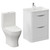 Oslo Gloss White 1150mm Vanity and Jubilee Toilet Suite with Fina Basin Left Hand View thumbnail