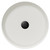 Helix Matt Black 360mm x 360mm Round Countertop Basin Top View thumbnail