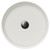 Helix Gunmetal Grey 360mm x 360mm Round Countertop Basin Top View thumbnail