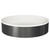 Helix Gunmetal Grey 360mm x 360mm Round Countertop Basin Side View thumbnail