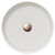 Helix Brushed Bronze 360mm x 360mm Round Countertop Basin Top View thumbnail