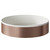 Helix Brushed Bronze 360mm x 360mm Round Countertop Basin Front View thumbnail