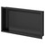 Recess Matt Black 300mm x 600mm Metal Niche Right Hand View thumbnail
