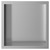Recess Chrome 300mm x 300mm Metal Niche Front View thumbnail