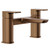 Aero Brushed Bronze Bath Filler Tap Left Hand View thumbnail