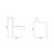 Vela 460 Satin White 1150mm Wall Mounted 2 Drawer Vanity Unit and Toilet Suite with Fina Basin Dimensions Side thumbnail