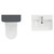 Vela 460 Satin Anthracite 1150mm Wall Mounted 2 Drawer Vanity Unit and Toilet Suite with Fina Basin Top View thumbnail