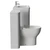 Vela 460 Satin White 1350mm 2 Drawer Vanity Unit and Toilet Suite with Anya Basin Side View thumbnail