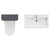 Vela 450 Satin Anthracite 800mm Wall Mounted Single Drawer Vanity Unit and Toilet Suite with Leni Basin Top View thumbnail