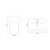 Montego Graphite Grey 1000mm Wall Mounted Vanity Unit and Toilet Suite with Glide Basin Dimensions Top thumbnail