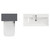 Montego Graphite Grey 1300mm Wall Mounted Vanity Unit and Toilet Suite with Rimini Basin Top View thumbnail