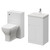 Montego Gloss White 1000mm Vanity Unit and Toilet Suite with Glide Basin Right Hand View thumbnail