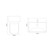 Montego Gloss White 1000mm Vanity Unit and Toilet Suite with Rimini Basin Dimensions Top thumbnail