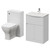 Montego Gloss White 1100mm Vanity Unit and Toilet Suite with Rimini Basin Right Hand View thumbnail