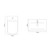 Montego Autumn Oak 600mm 2 Door 1 Drawer Vanity Unit and Kingston Toilet Suite with Glide Basin Dimensions Top thumbnail