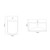 Montego Gloss White 600mm 2 Door 1 Drawer Vanity Unit and Kingston Toilet Suite with Rimini Basin Dimensions Top thumbnail