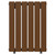 Hudson Horizontal Single Panel Radiator - Custom Colours - Front View thumbnail