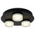 Forum Spa Amalfi Matt Black LED Bathroom Ceiling Spotlight Plate - SPA-31736-MBLK thumbnail