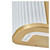 Forum Spa Nayru Satin Brass Bathroom LED CCT Wall Light - SPA-44380-SBRS thumbnail