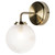 Forum Spa Vermont Antique Brass Wall Light - SPA-37576-ABRS thumbnail