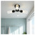 Forum Spa Ottawa Black Ribbed Three Light Ceiling Flush - SPA-39650-BLK thumbnail