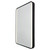 Forum Spa Lori Matt Black CCT LED Bathroom Mirror with Motion Sensor and Demist - SPA-44482 thumbnail